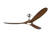 Generation Lighting Maverick 70 Inch LED Ceiling Fan Brushed Steel Finish (3MAVR70BSKOAD)