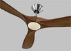 Generation Lighting Maverick 70 Inch LED Ceiling Fan Brushed Steel Finish (3MAVR70BSKOAD)