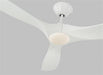 Generation Lighting Maverick 70 Inch LED Ceiling Fan Matte White Finish (3MAVR70RZWD)