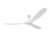 Generation Lighting Maverick 70 Inch Ceiling Fan Matte White Finish (3MAVR70RZW)