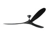 Generation Lighting Maverick 88 Inch Ceiling Fan Matte Black Finish (3MAVR88BKBK)