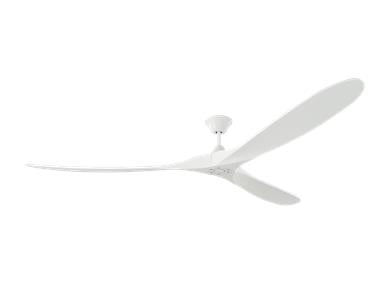 Generation Lighting Maverick 88 Inch Ceiling Fan Matte White Finish (3MAVR88RZW)