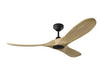 Generation Lighting Maverick Smart 52 Ceiling Fan - Matte Black With Naturel Honey Blades (3MAVSM52MBKNH)