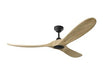 Generation Lighting Maverick Smart 60 Ceiling Fan - Midnight Black With Natural Honey Blades (3MAVSM60MBKNH)