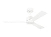 Generation Lighting Rozzen 44 Inch Ceiling Fan Matte White Finish (3RZR44RZW)