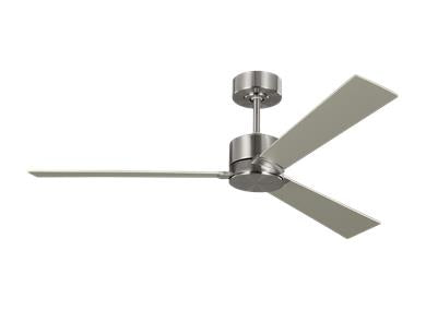 Generation Lighting Rozzen 52 Inch Ceiling Fan Brushed Steel Finish (3RZR52BS)