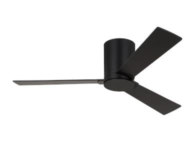 Generation Lighting Rozzen 44 Inch Ceiling Fan Midnight Black Finish (3RZHR44MBK)