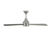 Generation Lighting Streaming 52 Inch LED Ceiling Fan Brushed Steel Finish (3STMSM52BSD)