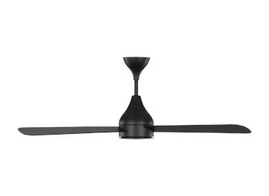 Generation Lighting Streaming 52 Inch LED Ceiling Fan Midnight Black Finish (3STMSM52MBKD)