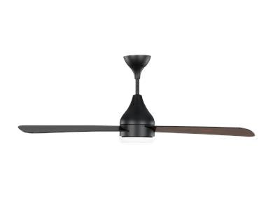 Generation Lighting Streaming 52 Inch LED Ceiling Fan Midnight Black Finish (3STMSM52MBKD)