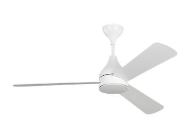 Generation Lighting Streaming 52 Inch LED Ceiling Fan Matte White Finish (3STMSM52RZWD)