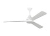 Generation Lighting Streaming 60 Inch LED Ceiling Fan Matte White Finish (3STMSM60RZWD)