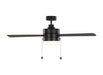 Generation Lighting Syrus 52 Inch Ceiling Fan 120V 3000K 90 CRI 800Lm Oil Rubbed Bronze (3SY52OZD)