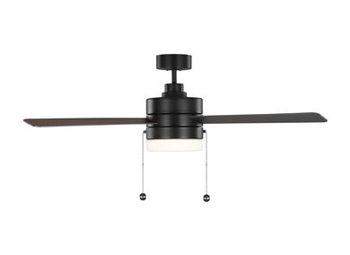 Generation Lighting Syrus 52 Inch Ceiling Fan 120V 3000K 90 CRI 800Lm Oil Rubbed Bronze (3SY52OZD)