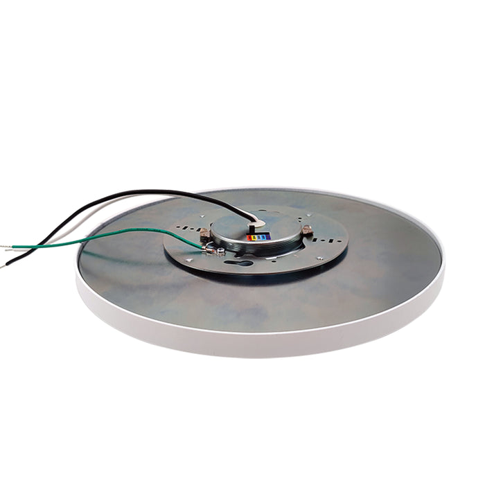 Bulbrite LED17FLUSH/9/930/J/WH/D 17W LED 9 Inch Flush Mount 3000K 1400Lm 120V 90 CRI Dimmable White (773608)