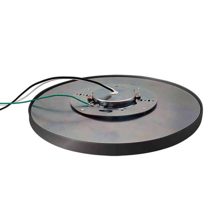 Bulbrite LED17FLUSH/9/930/J/NK/D 17W LED 9 Inch Flush Mount 3000K 1400Lm 120V 90 CRI Dimmable Nickel (773610)