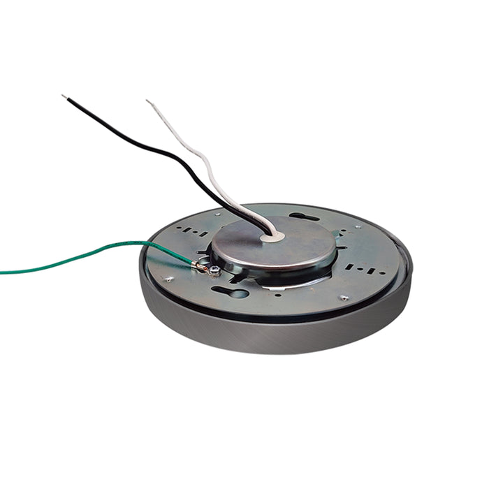 Bulbrite LED14FLUSH/7/930/J/NK/D 14W LED 7 Inch Flush Mount 3000K 1150Lm 120V 90 CRI Dimmable Nickel (773606)