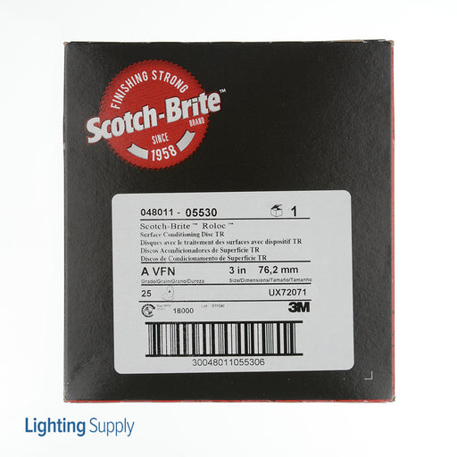 3M - 05530 Scotch-Brite Roloc Surface Conditioning Disc TR 3 Inch X NH A VFN (7000000754)
