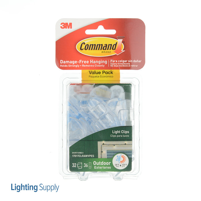 3M - 39707 Command Outdoor Light Clips Value Pack 17017Clrawvpes (7010336056)