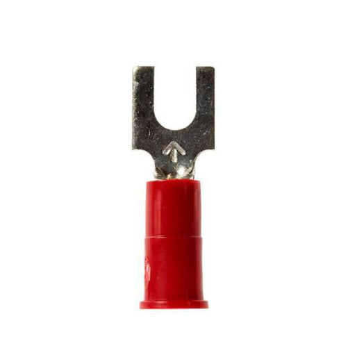 3M - 01210 Scotchlok Block Fork Vinyl Insulated Brazed Seam Mv18-6Fb/SK Stud Size 6 Suitable For Use In A Terminal Block (7000031420)