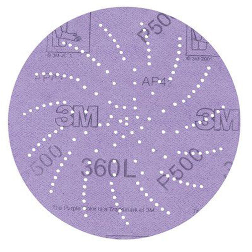 3M - 20803 Hookit Clean Sanding Disc 360L 20803 6 Inch P500 (7100077624)