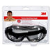 3M - 91264 Professional Goggle Chemical Splash 91264H1-Dc Black Strap Gray Lens (7100160750)