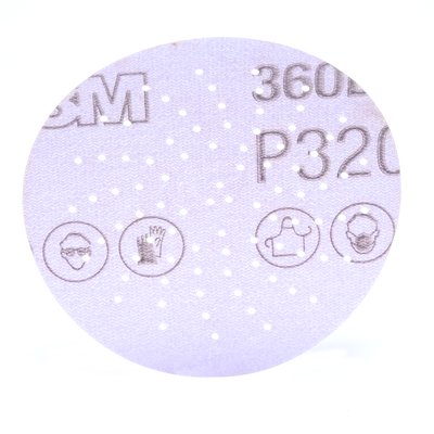 3M - 20824 Hookit Clean Sanding Disc 360L P320 3 Inch Die 300Lg (7100010256)