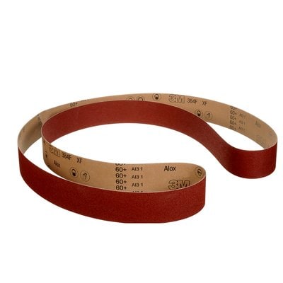 3M Cloth Belt 384F 120 Plus Grit XF-Weight 5 Inch X 74-1/2 Inch Top Butt L-Flex (3M-7100260859)