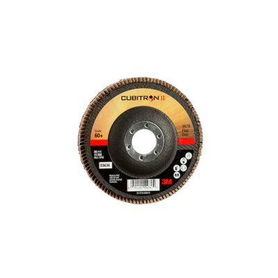 3M - 55636 Cubitron II Flap Disc 967A T27 4-1/2 Inch X 7/8 Inch 60 Plus Y-Weight Giant (7010327062)