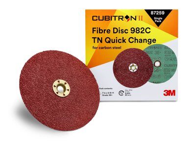3M - 87259 Cubitron II Fibre Disc 982C 87259 Tn Quick Change 36 Plus 7 Inch Trial Pack (7010363648)