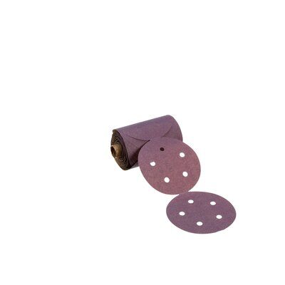 3M - 87098 Cubitron II Stikit Paper Disc Roll 732U 5 Inch X NH 5 Holes 220 Plus C-Weight D/F Die 500Fh (7100075216)