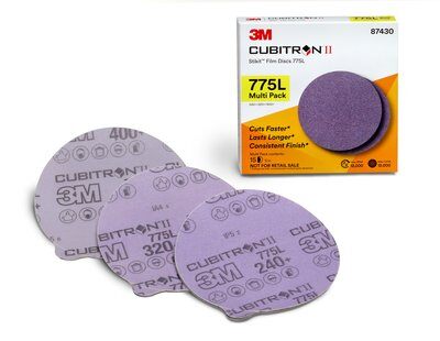 3M - 87430 Cubitron II Stikit Film Disc 775L 87430 5 Inch X NH 240 Plus To 400 Plus (7100146005)