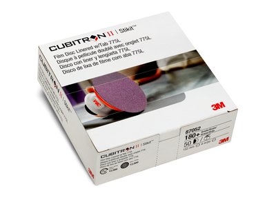 3M - 87052 Cubitron II Stikit Film Disc 775L 180 Plus 6 Inch X NH Linered With Tab Die 600Z (7100075206)