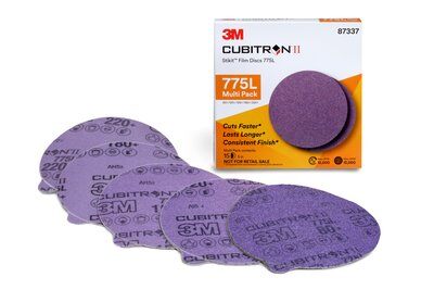 3M - 87337 Cubitron II Stikit Film Disc 775L 87337 5 Inch X NH 80 Plus To 220 Plus (7010363665)