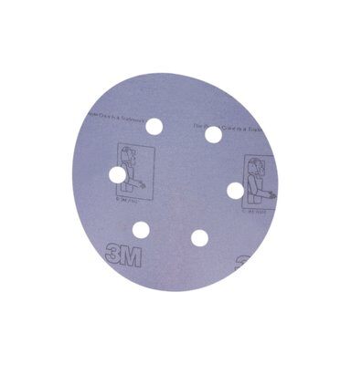 3M - 87060 Cubitron II Hookit Paper Disc 732U 150 Plus C-Weight 6 Inch X NH D/F 6Hl Die 600Hz (7100074887)