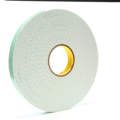 3M - 06455 Double Coated Urethane Foam Tape 4016 Off White 1 Inch X 36 Yard 62 Mil (7000048480)