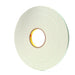 3M - 17054 Double Coated Urethane Foam Tape 4026 Natural 1/2 Inch X 36 Yard 62 Mil (7000123338)