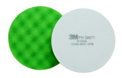 3M - 28871 Finesse-It Buffing Pad 28871 5-1/4 Inch Green Foam (7100082542)