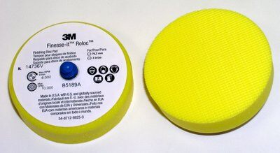 3M - 02910 Finesse-It Roloc Finishing Disc Pad 14736V 3 Inch Firm (7100022172)