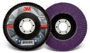 3M - 05906 Flap Disc 769F 05906 T29 4-1/2 Inch X 7/8 Inch 40 Plus YF-Weight (7100178130)