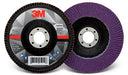 3M - 05919 Flap Disc 769F 05919 T27 5 Inch X 7/8 Inch 80 Plus YF-Weight (7100178124)