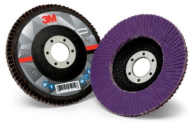 3M - 05924 Flap Disc 769F 05924 T27 4-1/2 Inch X 7/8 Inch 120 Plus YF-Weight (7100178092)