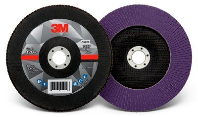 3M - 05927 Flap Disc 769F 05927 T29 7 Inch X 7/8 Inch 120 Plus YF-Weight (7100178089)