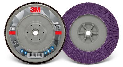 3M - 05944 Flap Disc 769F 05944 T29 Quick Change 7 Inch X 5/8-11 60 Plus YF-Weight (7100177902)