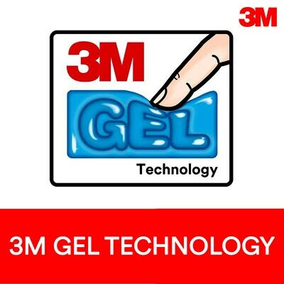 3M - 50699 Gel Wristrest Platform For Keyboard With Anti-Microbial Wr420Le 15 Percent Recycled Content Black 10.6 Inch X 19.6 Inch X 1 Inch (7100086666)