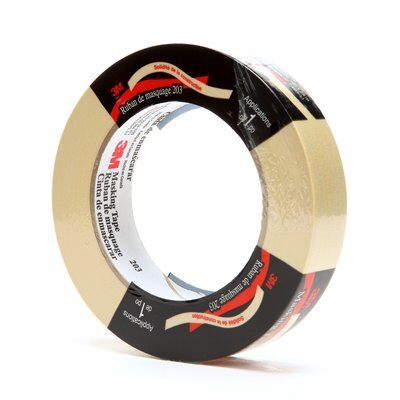 3M - 58452 General Purpose Masking Tape 203 Beige 24 Mm X 55 M 4.7 Mil Individually Wrapped (7000124232)