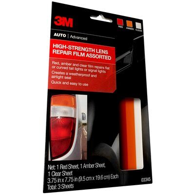 3M - 03345 High-Strength Lens Repair Film Assorted 03345 3.75 Inch X 7.75 Inch (7100139908)