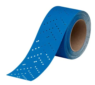 3M Hookit Blue Abrasive Sheet Roll 36193 240 Grade 2.75 Inch X 13 Yard Multi-Hole (7100219219)