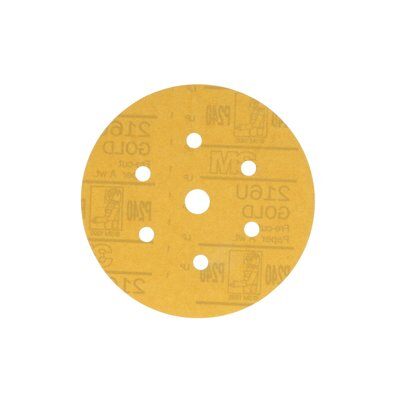 3M - 01077 Hookit Gold Disc Dust Free 216U 01077 6 Inch P240 (7000119697)
