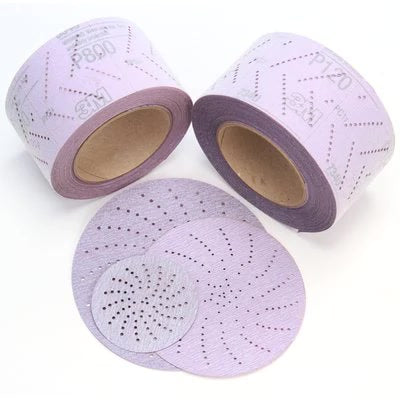 3M Hookit Purple Clean Sanding Disc 334U 01810 6 Inch P500 (7000138662)